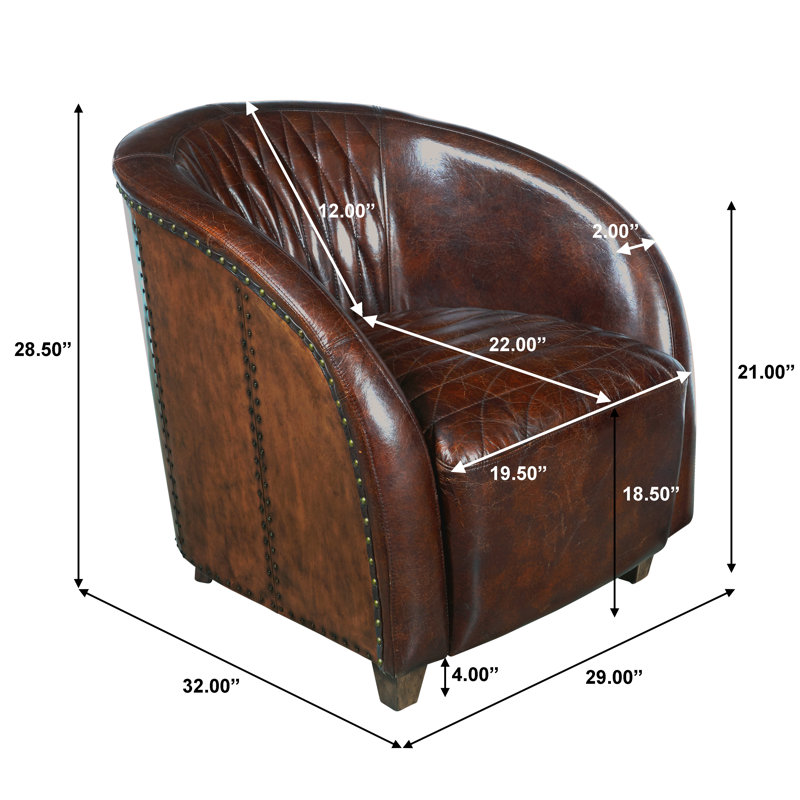 Sheldon quilted leather club chair discount